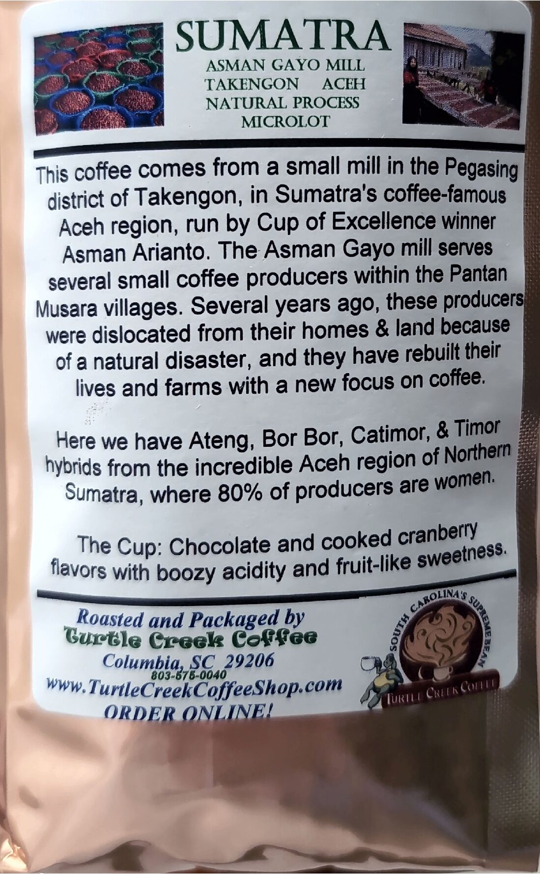 16oz Sumatran Microlot - Image 2