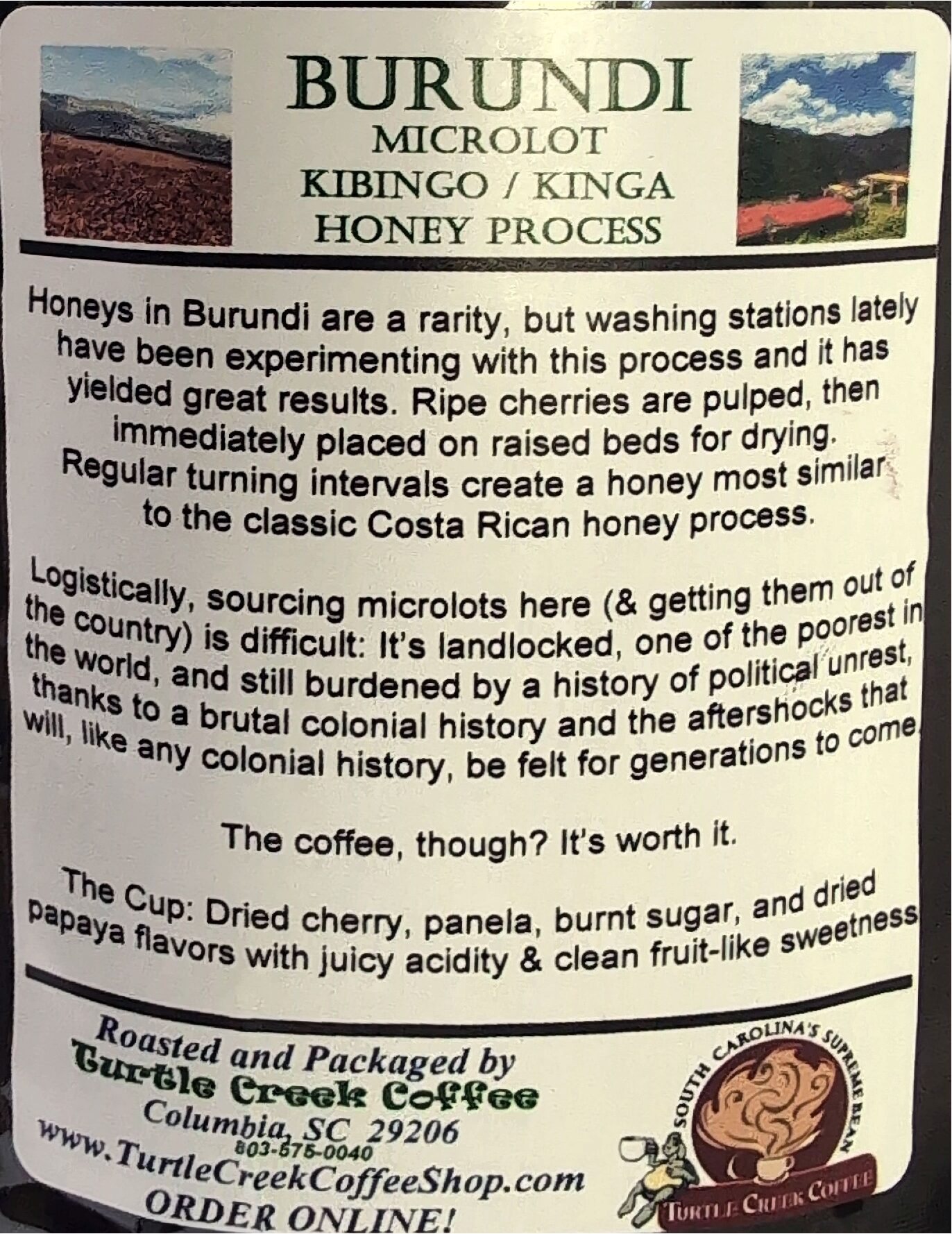 16oz Burundi Honey Process - Image 2